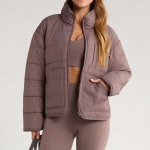 Zella Mauve Puffer Jacket